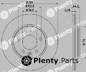 Japanparts DP-0925 — Brake Disc