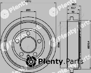 Japanparts TA-0900 — Brake Drum