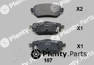 Japanparts PP-107AF — Brake Pad Set, disc brake