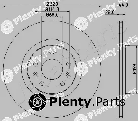 Japanparts DI-0702 — Brake Disc