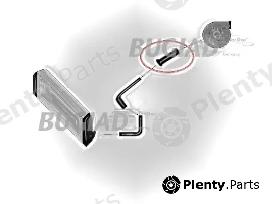 Bugiad 88816 — Charge Air Hose