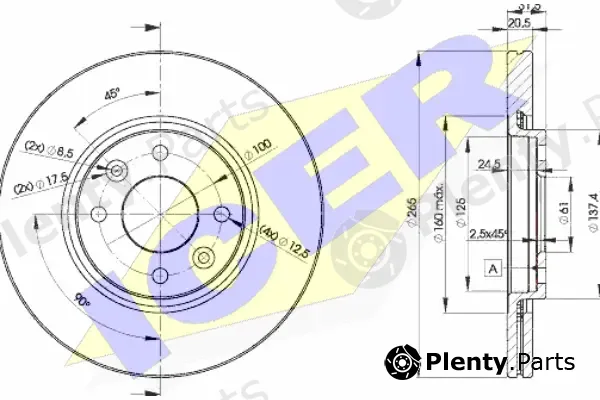 Icer 78BD4193-2 — Brake Disc