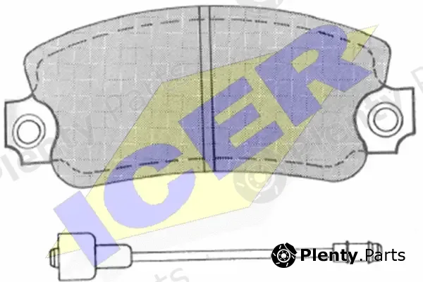 Icer 180343 — Brake Pad Set, disc brake