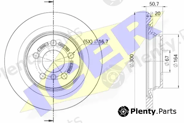 Icer 78BD0044-2 — Brake Disc
