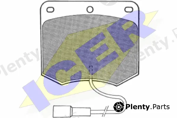 Icer 180667 — Brake Pad Set, disc brake