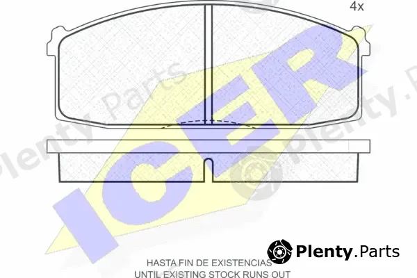 Icer 180317 — Brake Pad Set, disc brake