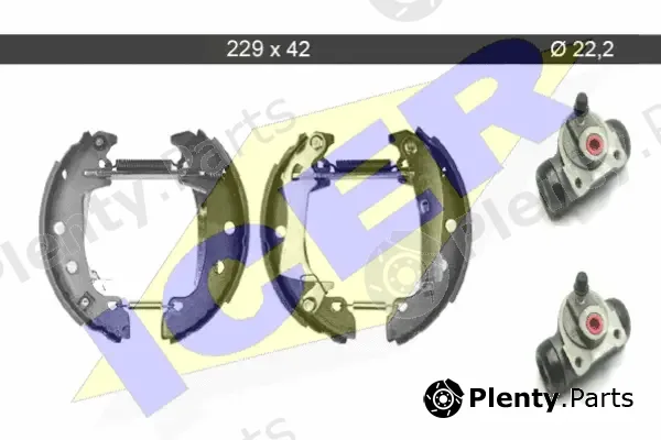 Icer 79KT0016C — Brake Shoe Set