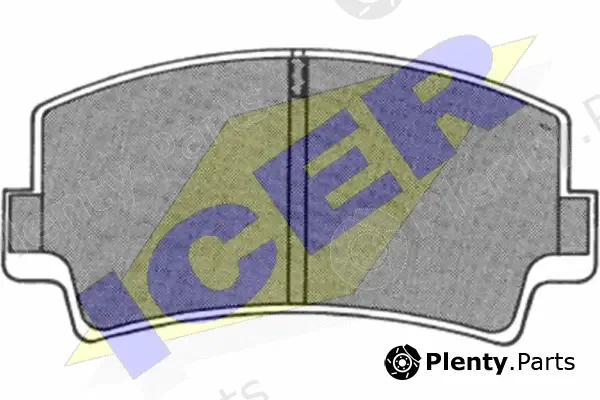 Icer 180208 — Brake Pad Set, disc brake