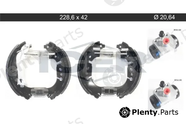 Icer 79KT0122C — Brake Shoe Set