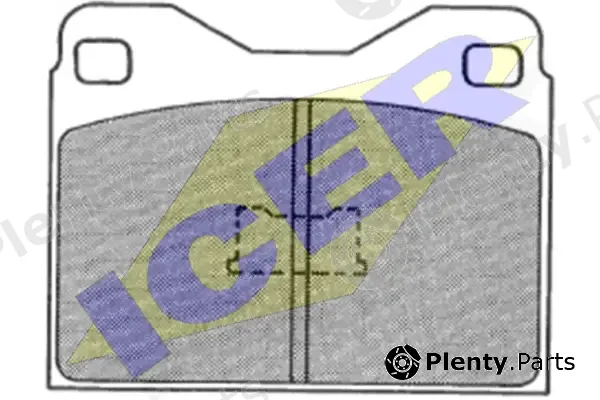 Icer 180481 — Brake Pad Set, disc brake