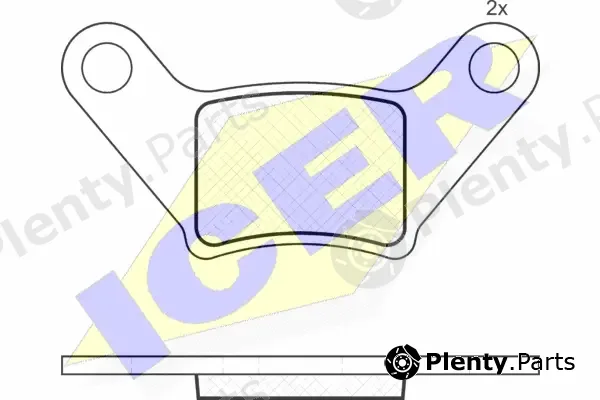 Icer 181991 — Brake Pad Set, disc brake