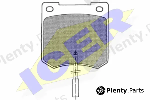 Icer 180291 — Brake Pad Set, disc brake
