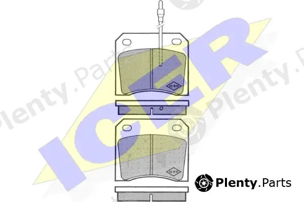 Icer 180209 — Brake Pad Set, disc brake