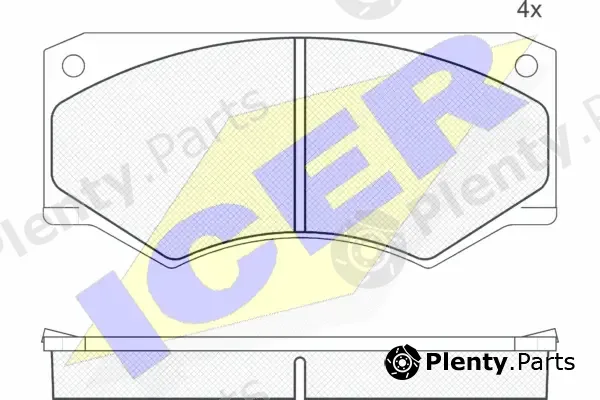 Icer 140279 — Brake Pad Set, disc brake