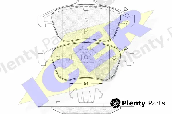 Icer 181856 — Brake Pad Set, disc brake