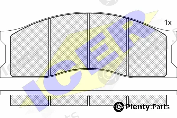 Icer 120342 — Brake Pad Set, disc brake