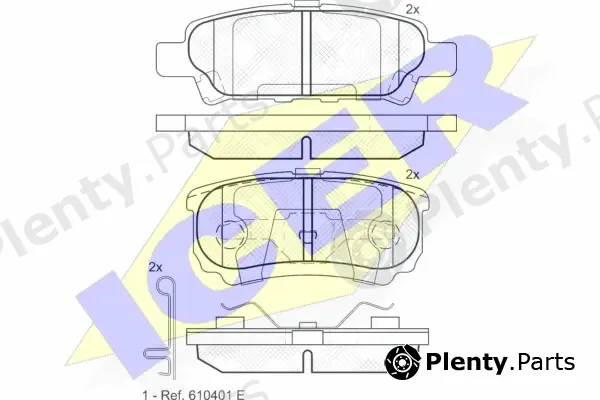 Icer 181746 — Brake Pad Set, disc brake