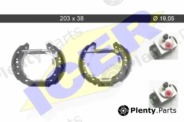 Icer 79KT0092C — Brake Shoe Set
