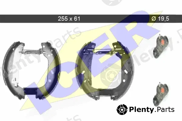 Icer 79KT0018C — Brake Shoe Set