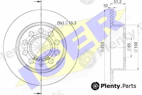 Icer 78BD5640-2 — Brake Disc