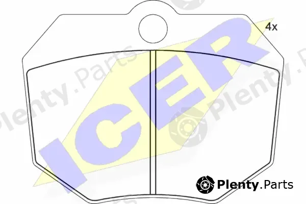 Icer 120263 — Brake Pad Set, disc brake