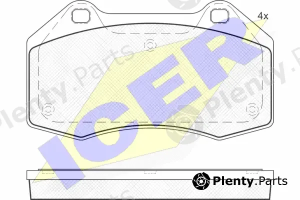 Icer 181679 — Brake Pad Set, disc brake