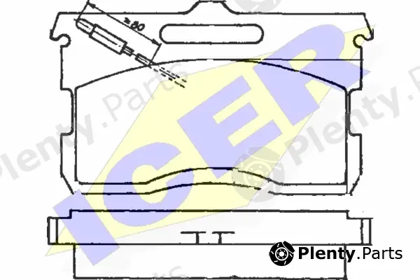 Icer 180103 — Brake Pad Set, disc brake