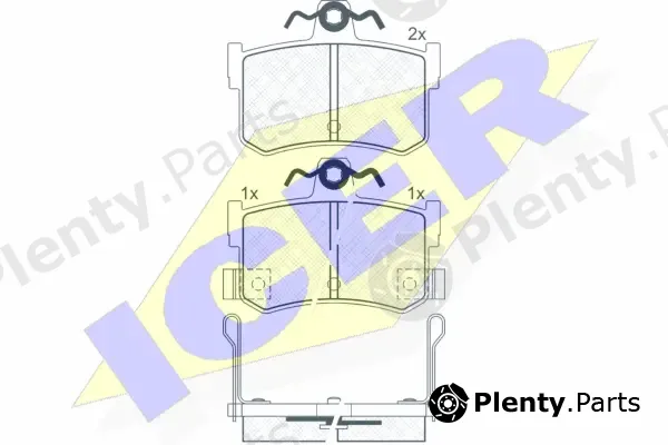Icer 180995 — Brake Pad Set, disc brake