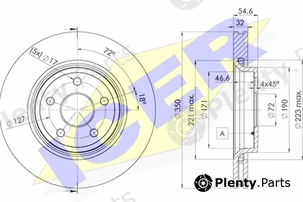 Icer 78BD5152-2 — Brake Disc