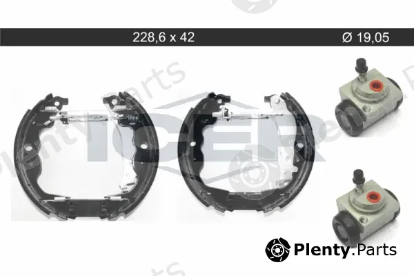 Icer 79KT0139C — Brake Shoe Set