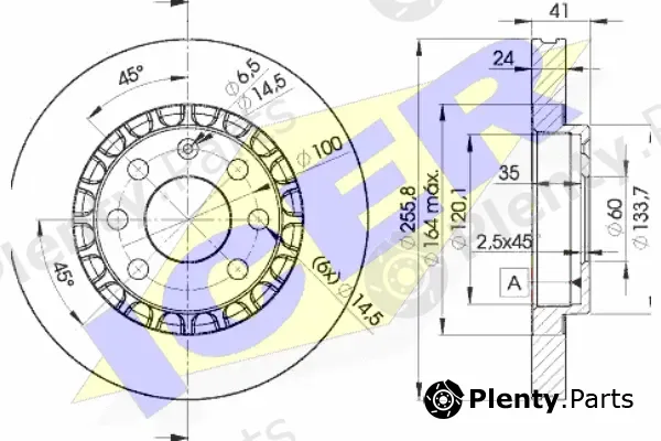 Icer 78BD9042-2 — Brake Disc