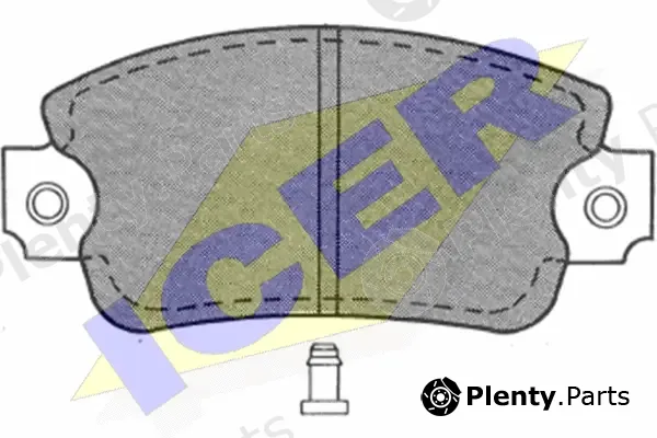 Icer 180238 — Brake Pad Set, disc brake