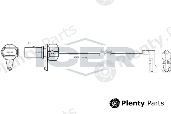 Icer 610688EC — Warning Contact, brake pad wear