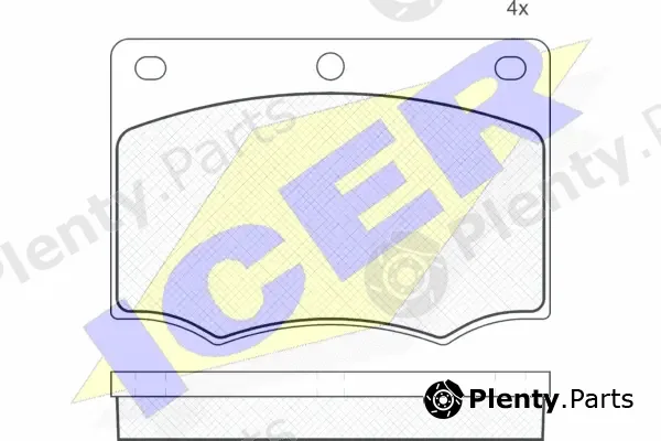 Icer 180259 — Brake Pad Set, disc brake