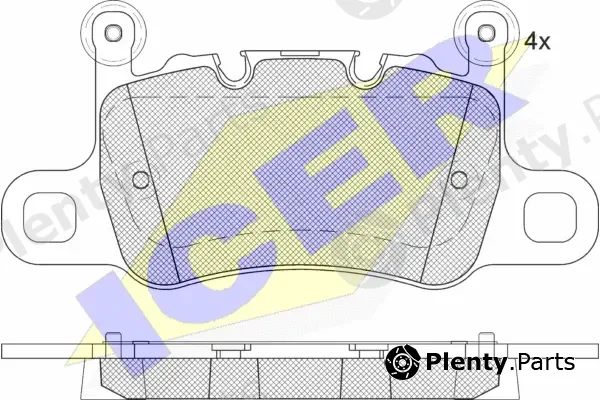 Icer 182348-208 — Brake Pad Set, disc brake