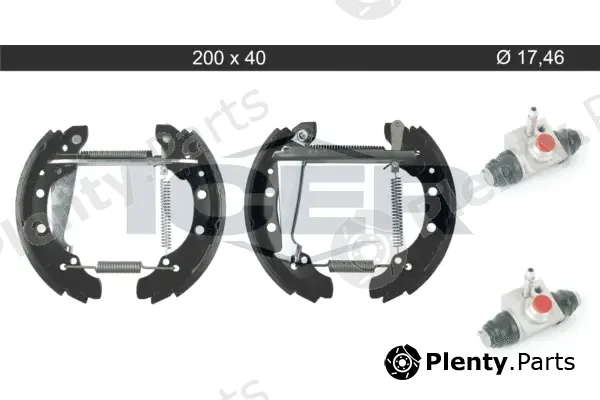 Icer 79KT0105C — Brake Shoe Set