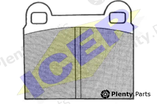 Icer 180058 — Brake Pad Set, disc brake