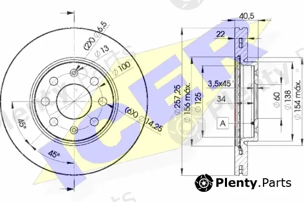 Icer 78BD0920-2 — Brake Disc