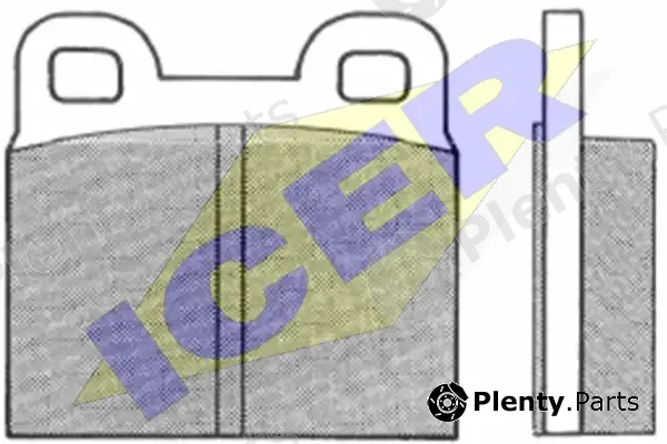 Icer 180086 — Brake Pad Set, disc brake