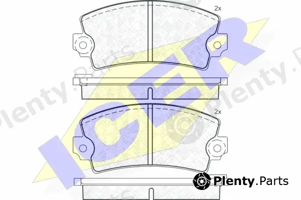 Icer 180052 — Brake Pad Set, disc brake