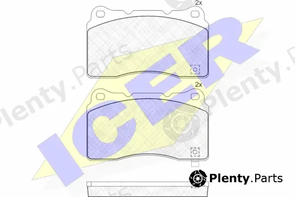 Icer 181585 — Brake Pad Set, disc brake