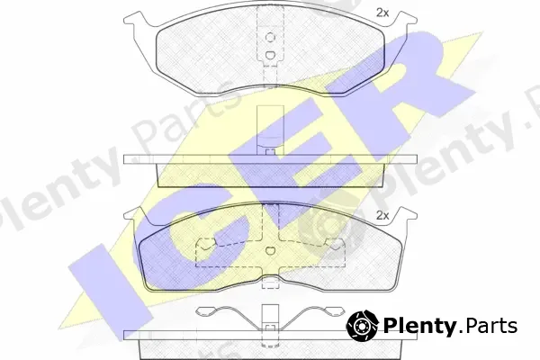 Icer 181113 — Brake Pad Set, disc brake