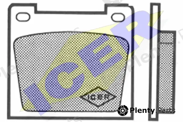 Icer 180012 — Brake Pad Set, disc brake