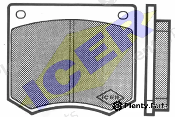 Icer 180093 — Brake Pad Set, disc brake