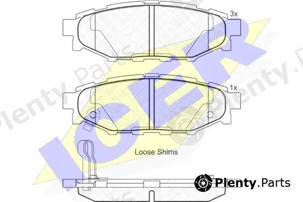 Icer 181759 — Brake Pad Set, disc brake