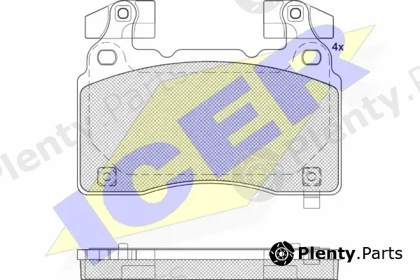 Icer 182286 — Brake Pad Set, disc brake