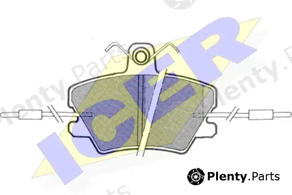 Icer 180673 — Brake Pad Set, disc brake