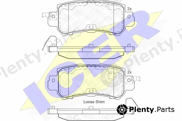Icer 182056 — Brake Pad Set, disc brake