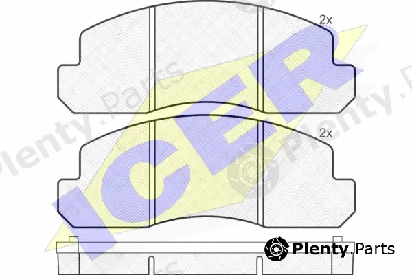 Icer 141044 — Brake Pad Set, disc brake