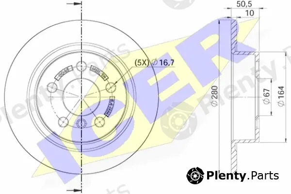 Icer 78BD0045-2 — Brake Disc